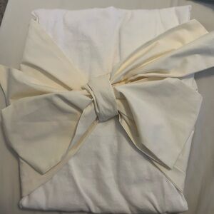 COPY - The Beaufort Bonnet Company Bow Swaddle in Palmetto Pearl NWT